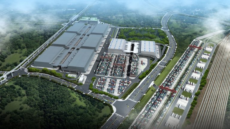 Das "Sino-Singapore (Chonqqing) Connectivity and Distribution Centre" ist ein gemeinsames Projekt innerhalb des neuen Joint Ventures.  duisport beteiligt sich beispielsweise hier an den aktuellen Investitionen von PSA zur Entwicklung dieser multimodalen Logistikanlage in Chongqing. Copyright PSA