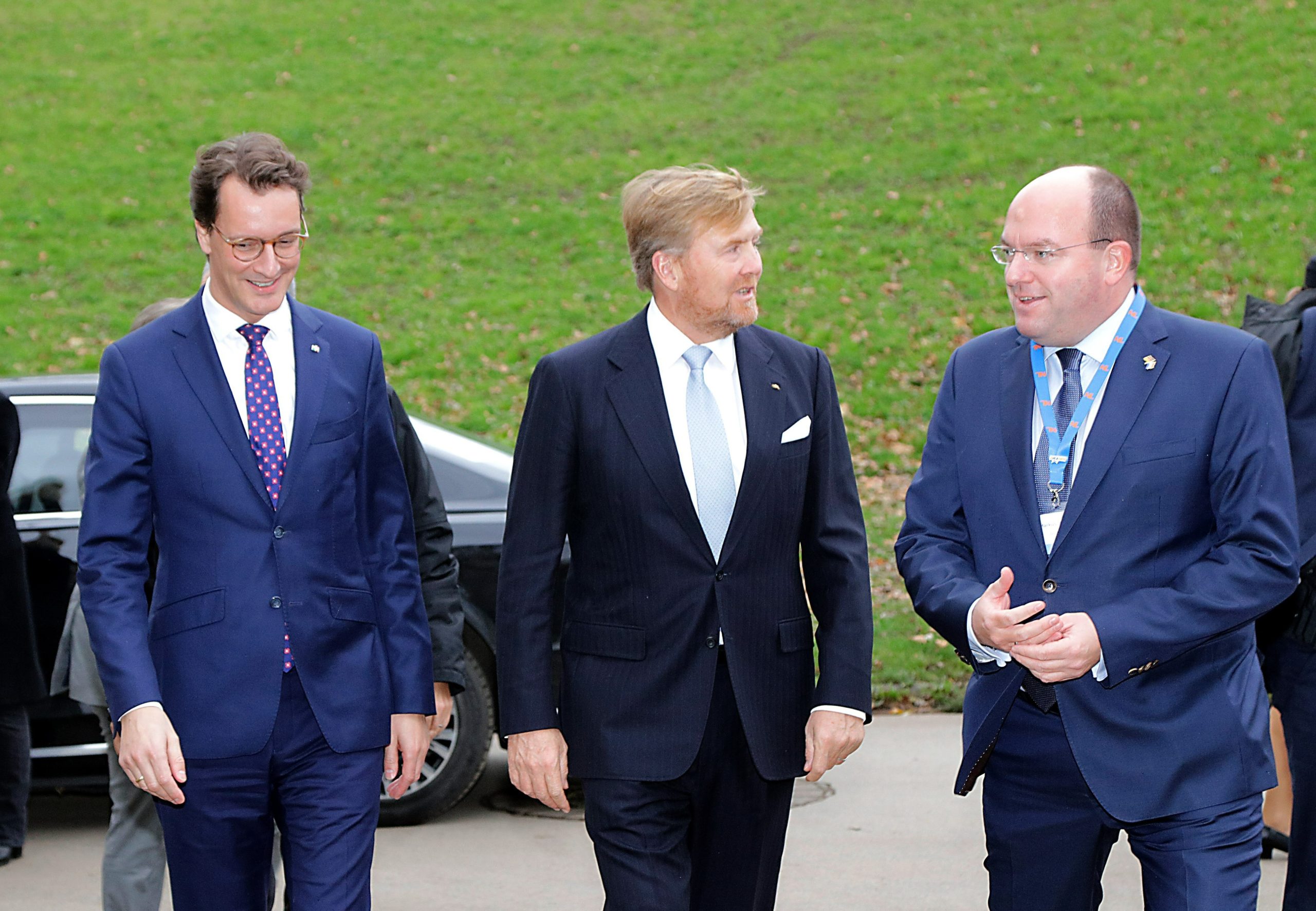 Von links: Ministerpräsident Hendrik Wüst