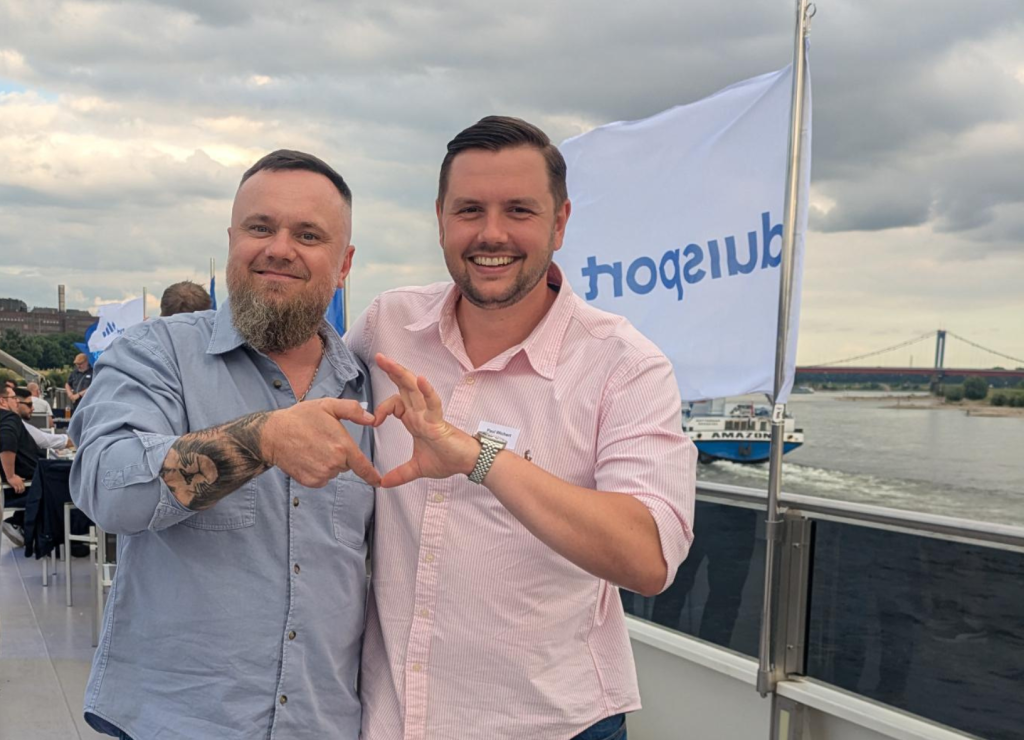 Artur & Paul auf dem Sommerfest